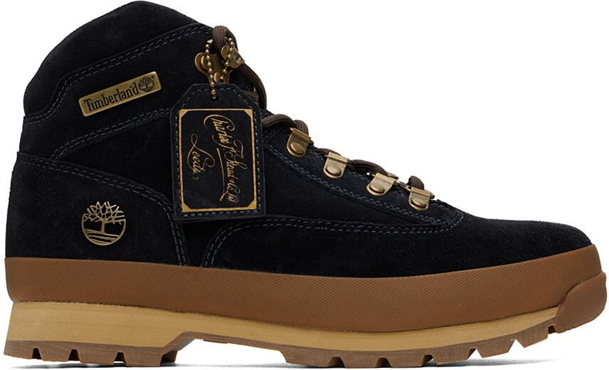 

Европейские походные ботинки цвета индиго Timberland