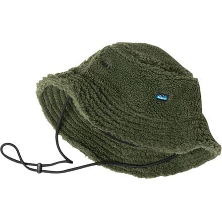 

Шапка-буни с меховым шариком KAVU, цвет Peat Moss