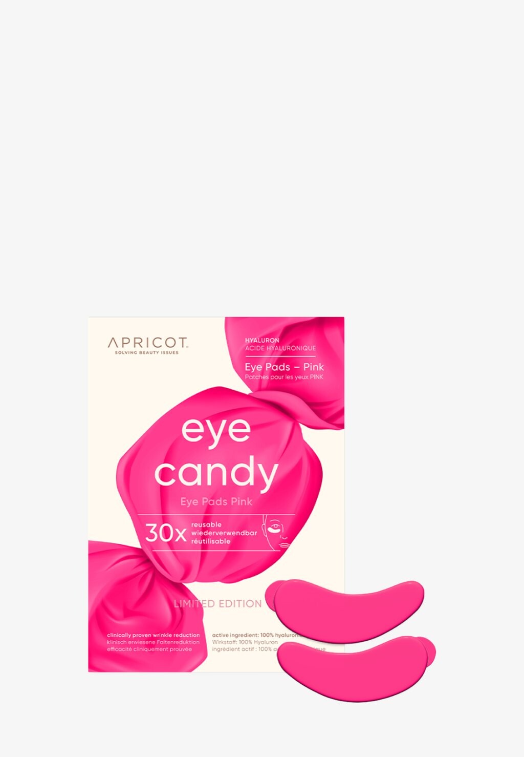 

Уход за глазами Eye Candy Pads Hyaluron Pink Apricot Beauty, цвет not defined
