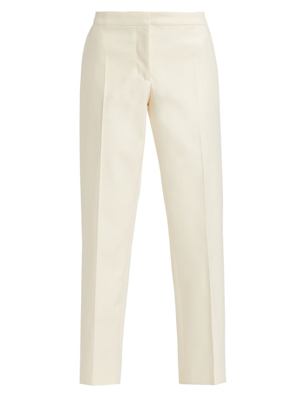 

Укороченные прямые брюки Poumas Dries Van Noten, экру