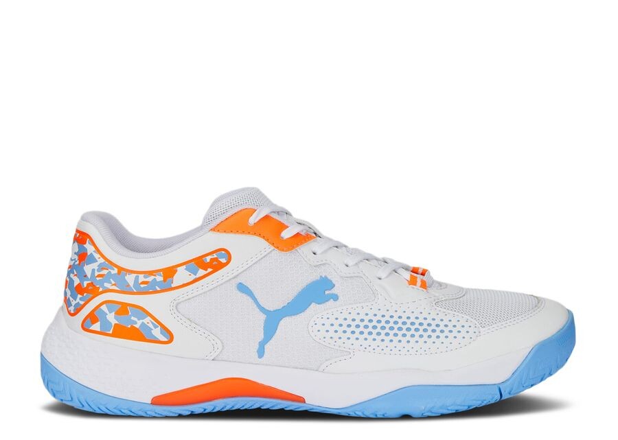 

Кроссовки Puma Solarcourt Rct Padel 'White Light Blue Camo', белый