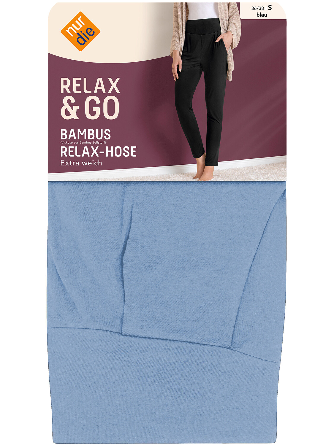 

Спортивные брюки Nur Die Loungehose Relax & Go, синий