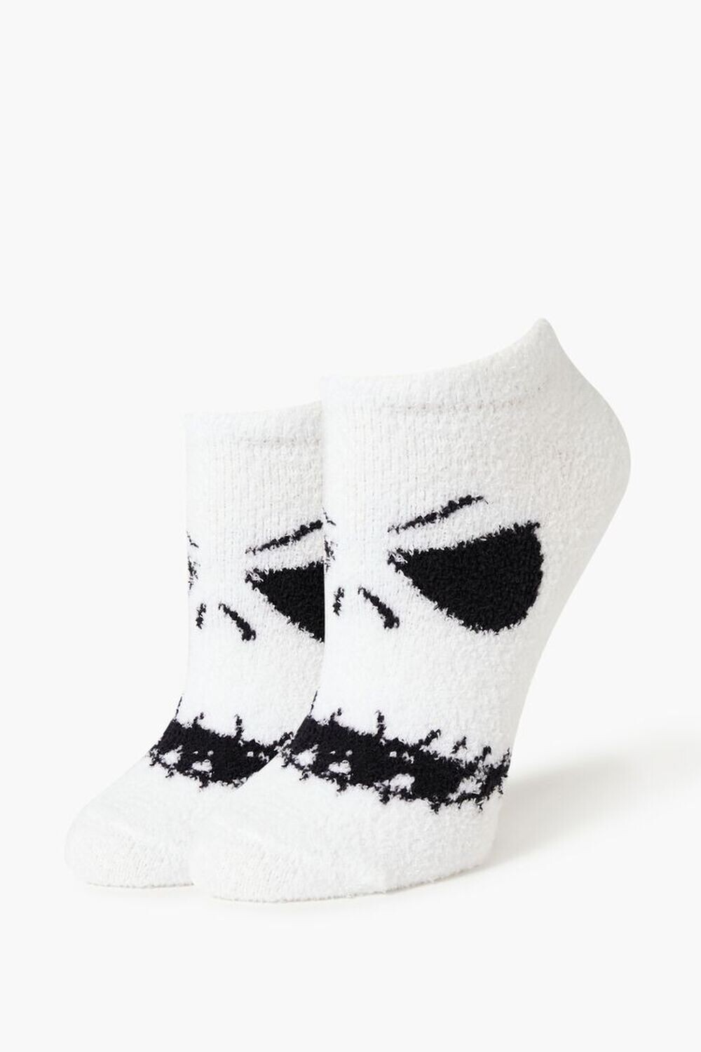 

Носки до щиколотки Fuzzy Jack Skellington Forever 21, белый