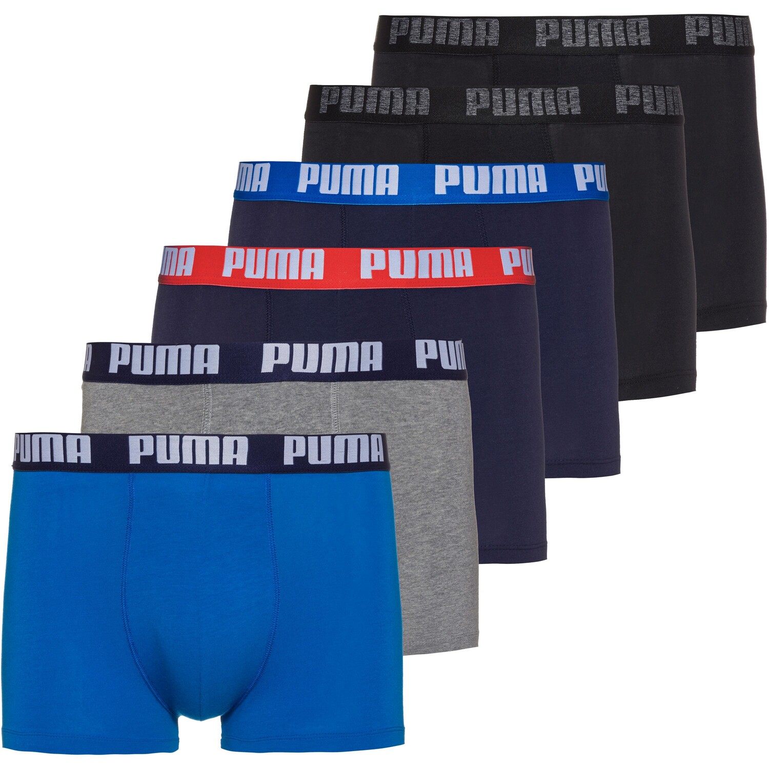

Боксеры Puma Boxershorts Basic, цвет blue-black