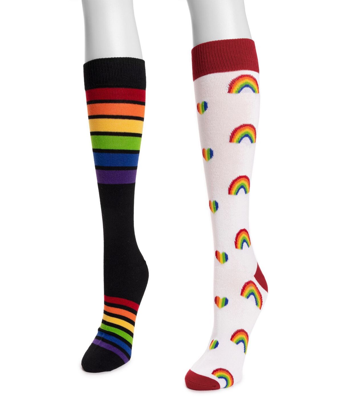 

Унисекс, 2 пары носков до колена Pride Muk Luks