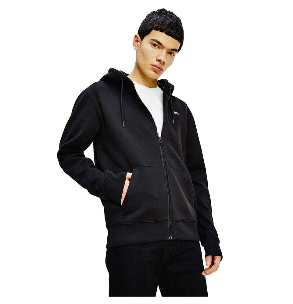 

Толстовка Tommy Jeans Regular Full Zip, черный