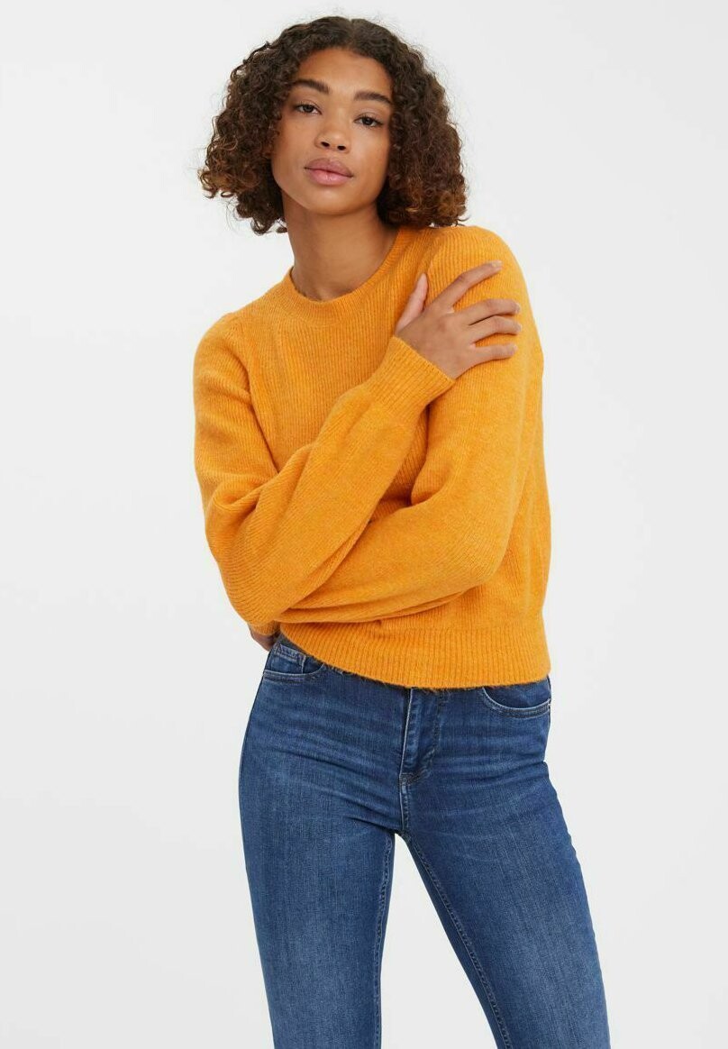 

Свитер Vero Moda Puffarmel, оранжевый перец