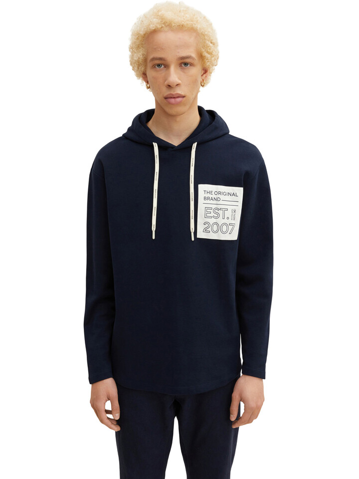 

Толстовка Tom Tailor Hoodie, темно-синий