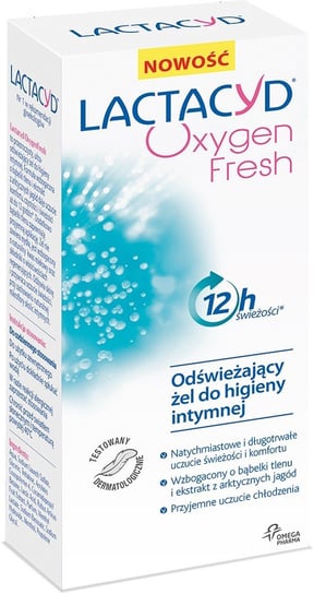 Освежающий гель для интимной гигиены, 200 мл Lactacyd, Oxygen Fresh
