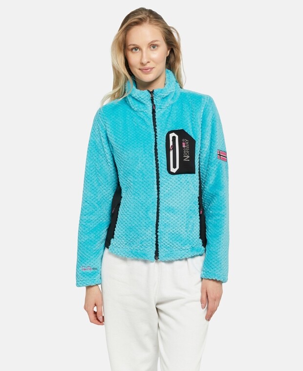 

Флисовая жилетка Geographical Norway, бирюзовый