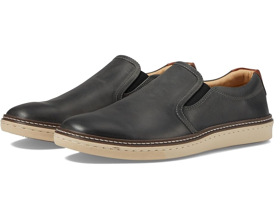 

Лоферы Johnston & Murphy Mcguffey Slip-On, цвет Gray Oiled Full Grain