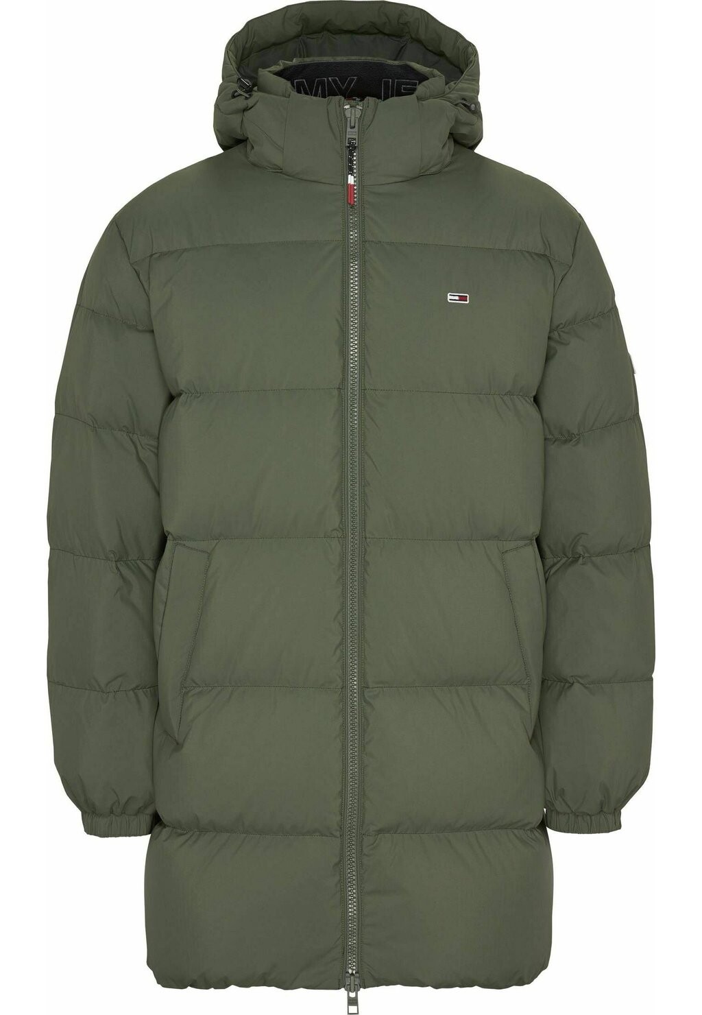 

Пуховик ESSENTIAL Tommy Jeans, серо-оливковый