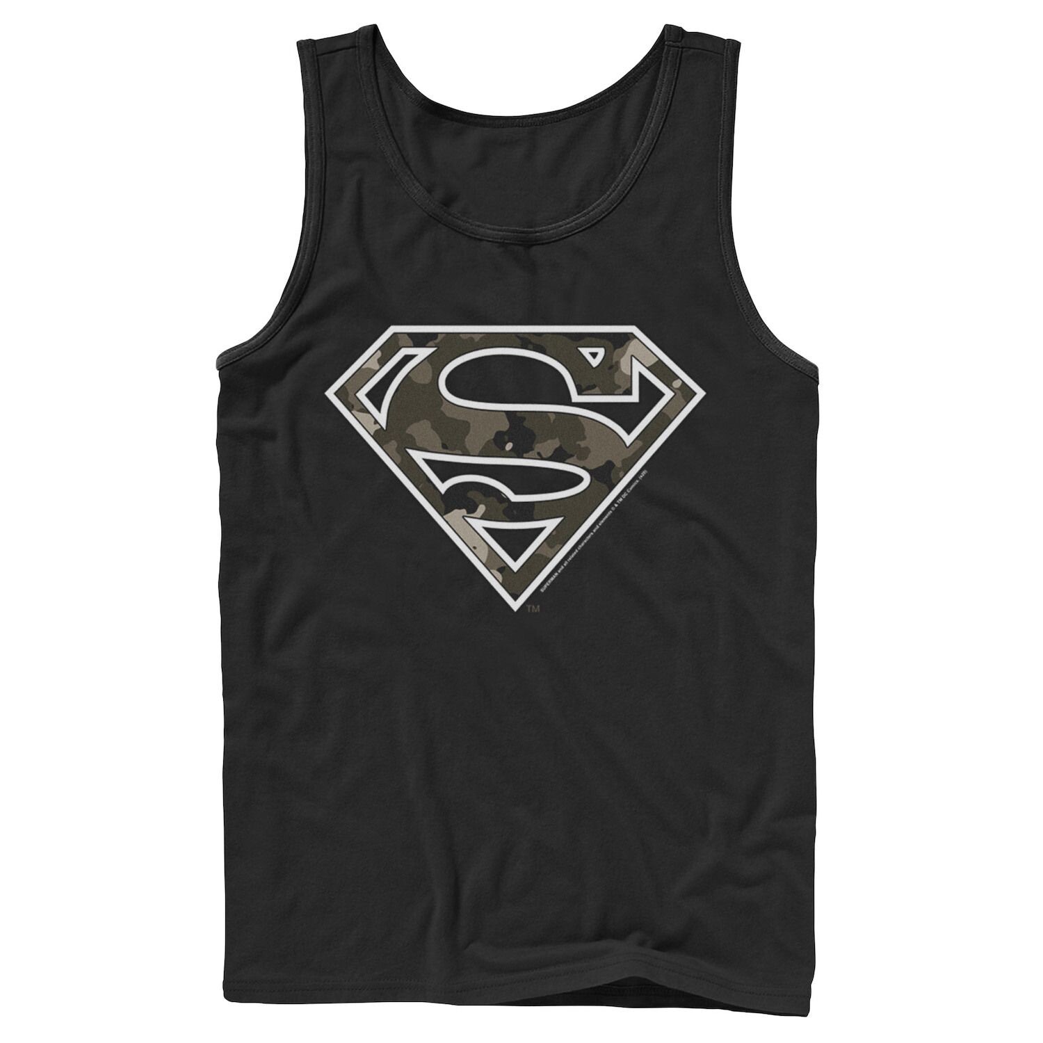 

Мужская майка с камуфляжным логотипом DC Comics Superman Licensed Character