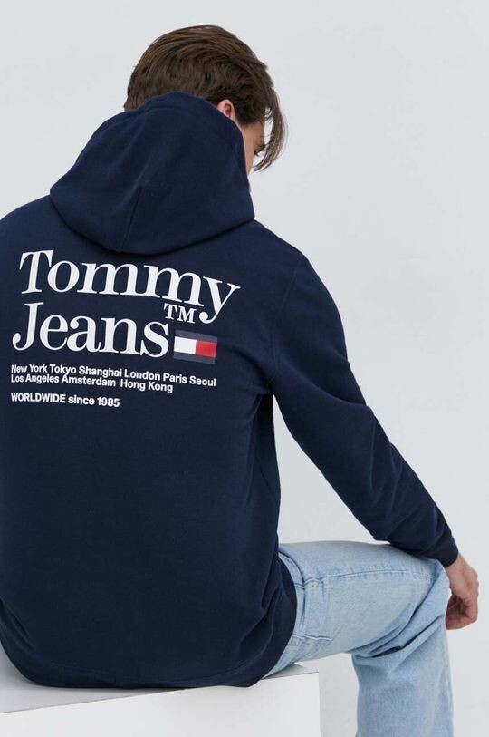 

Толстовка с капюшоном Tommy Jeans, темно-синий