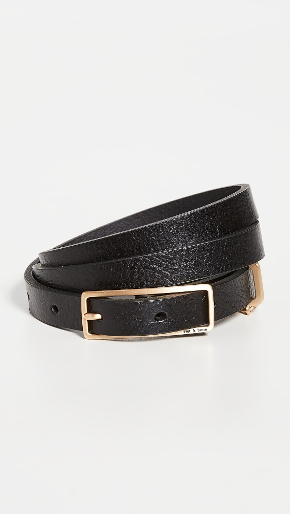 

Ремень Rag & Bone Baby Rebound, черный