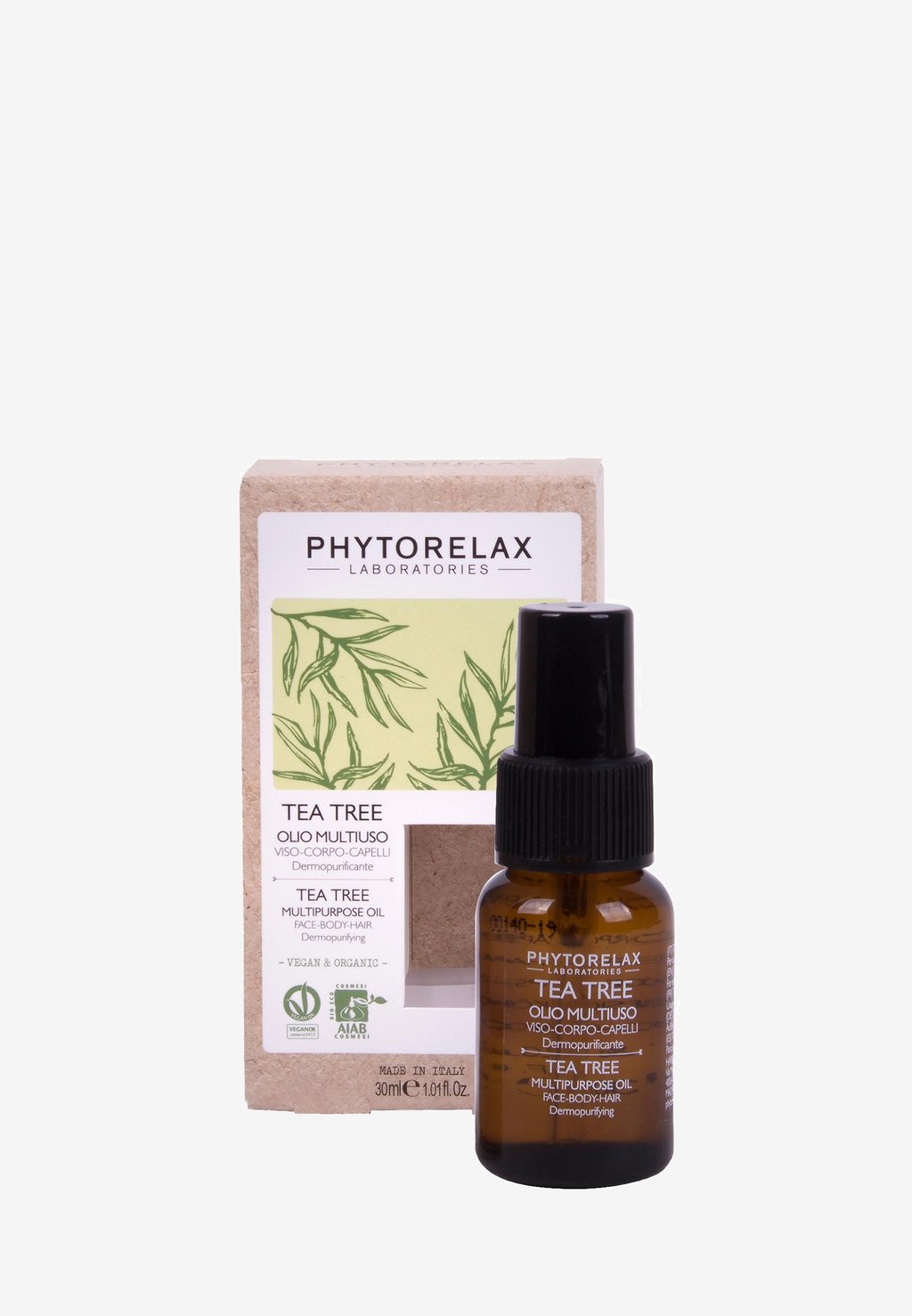 Масло для тела Vegan & Organictea Tree Dermopurifyingmultipurpose Oil Phytorelax