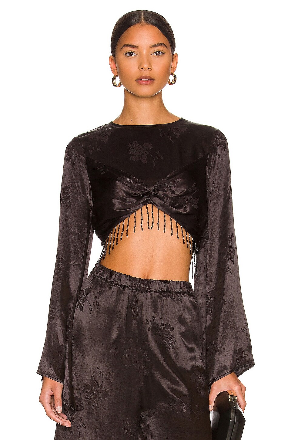 

Топ House of Harlow 1960 x REVOLVE Bonheur, черный