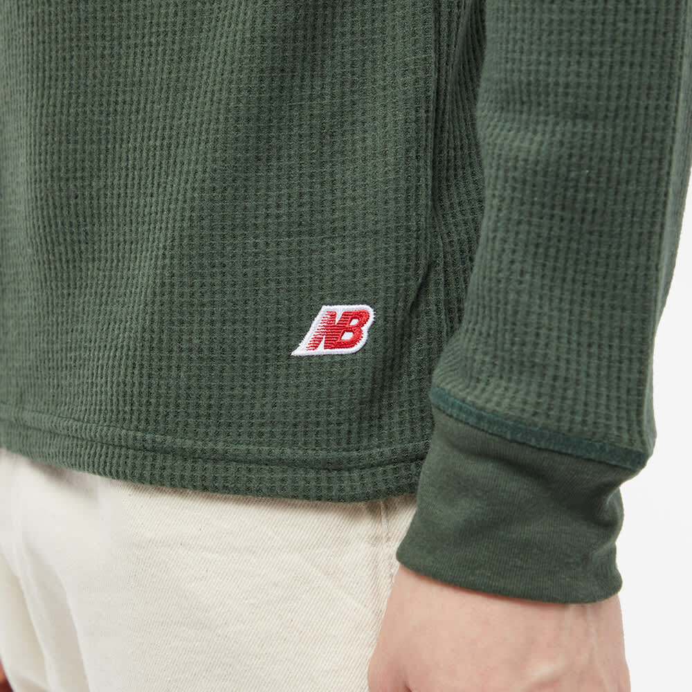 

Термофутболка New Balance с длинными рукавами, сделанная в США, зеленый