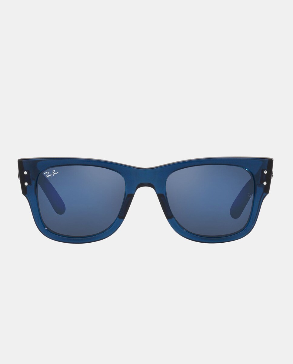 Солнцезащитные очки унисекс Square Navy и Havana Ray-Ban, темно-синий темно синие зеркальные солнцезащитные очки aviator gun porsche design серый