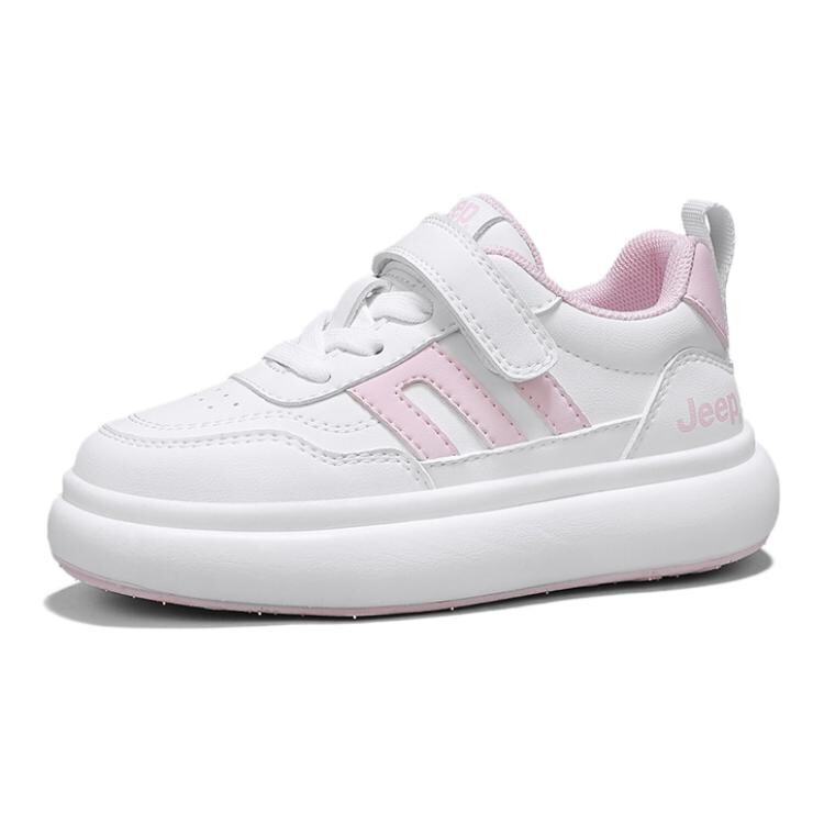 

Детские кроссовки для скейтбординга Kids Low-top White/Pink Jeep, розовый
