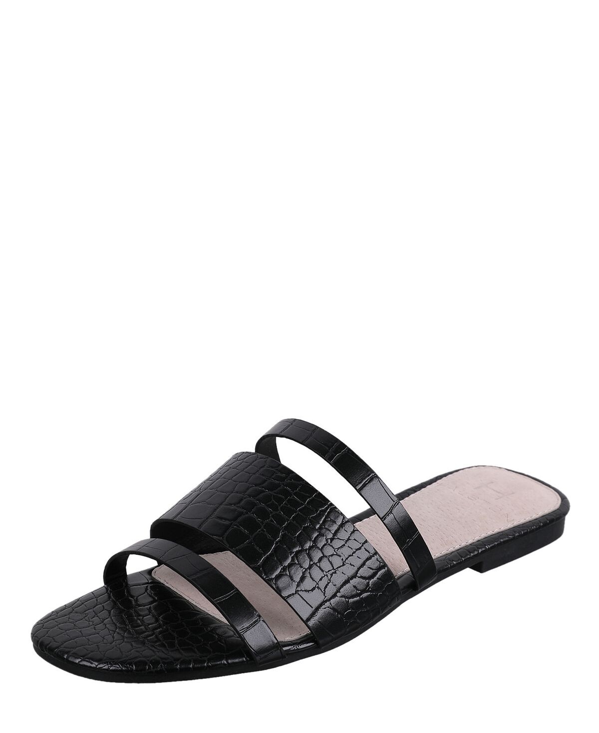 

Женские сандалии без шнуровки Raider Croco H Halston, черный