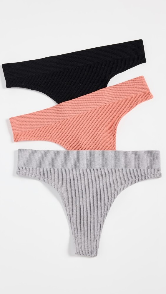 

Стринги Honeydew Intimates Bailey 3pk Panty, черный