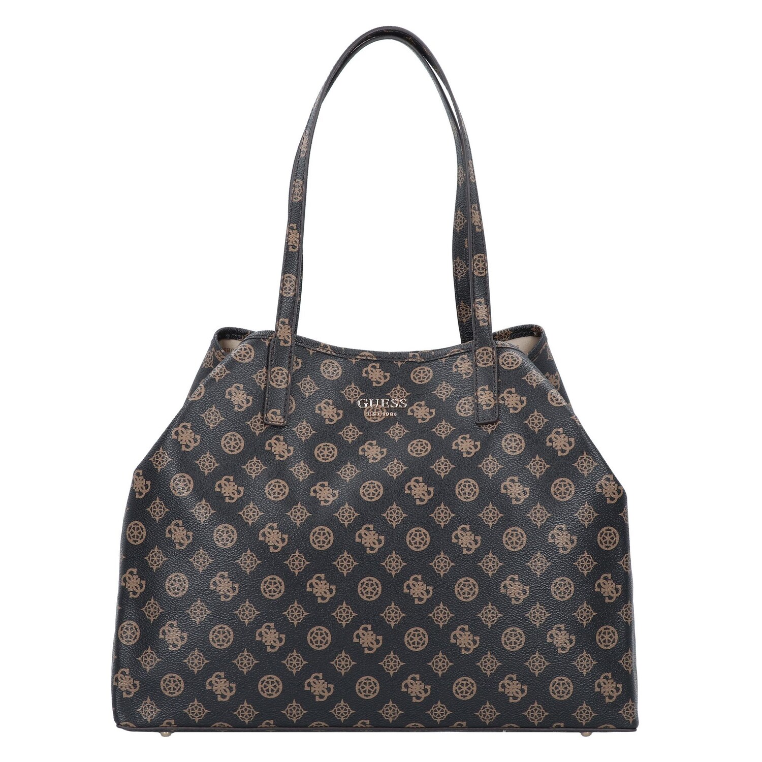 

Сумка шоппер Guess Vikky Tasche 40см, коричневый