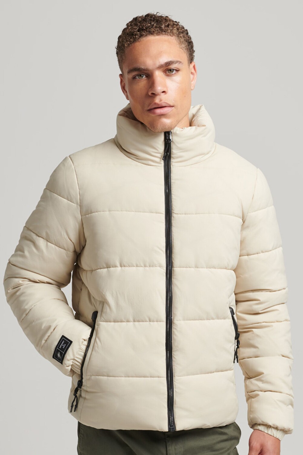 

Спортивный пуховик без капюшона Superdry
