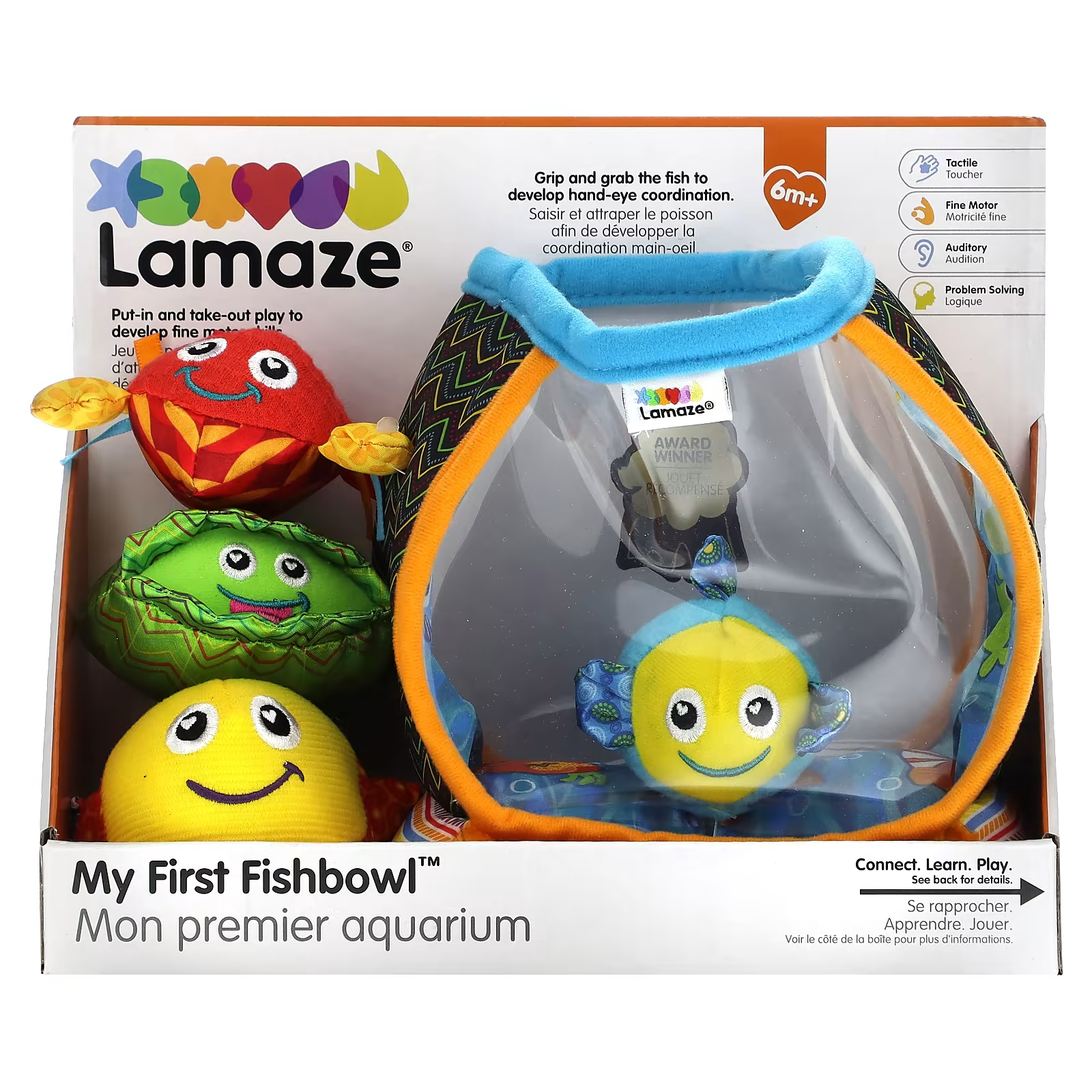 Мой первый аквариум 6 месяцев + 1 игрушка Lamaze музыкальный червь lamaze от 0 месяцев 1 игрушка