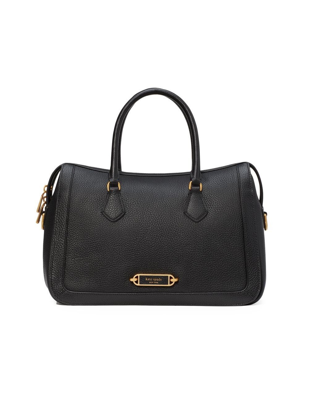 

Сумка-портфель из шагреневой кожи среднего размера kate spade new york, черный