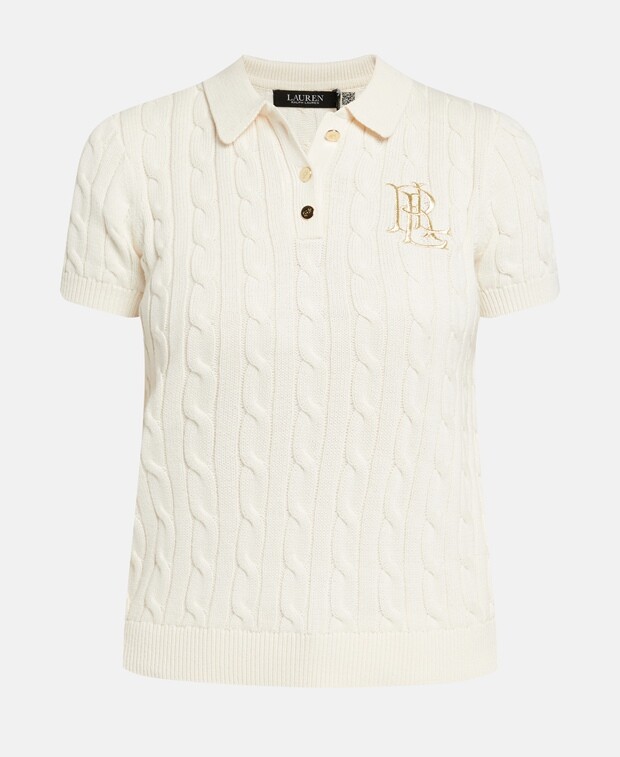 

Трикотажная рубашка-поло Lauren Ralph Lauren, бежевый