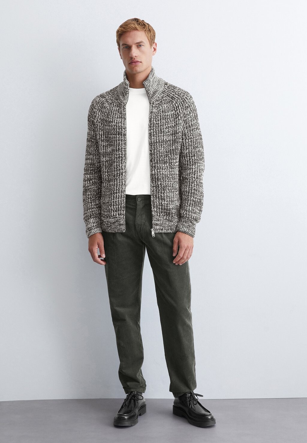 

Кардиган REGULAR AUS ZWEIFARBIGEM Marc O'Polo, серый