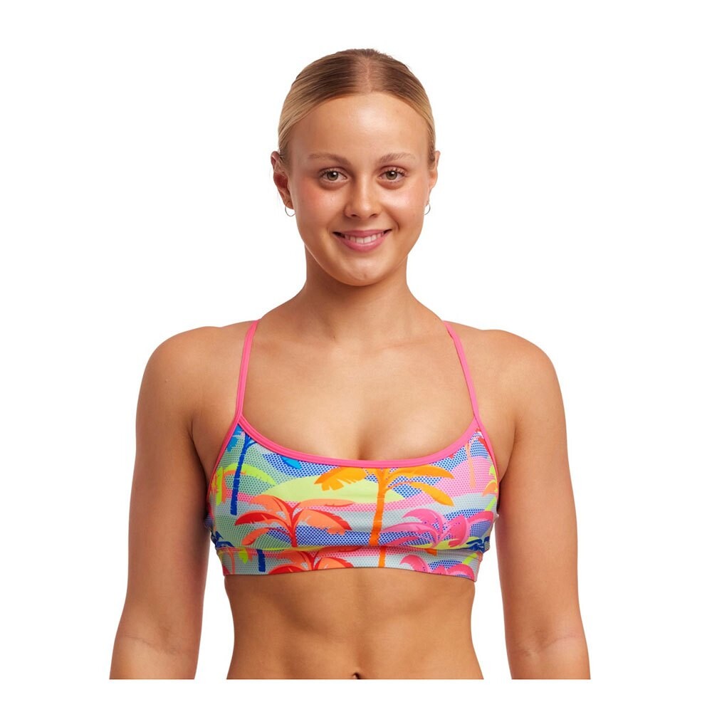 

Топ бикини Funkita Swim Crop Poka Palm, разноцветный