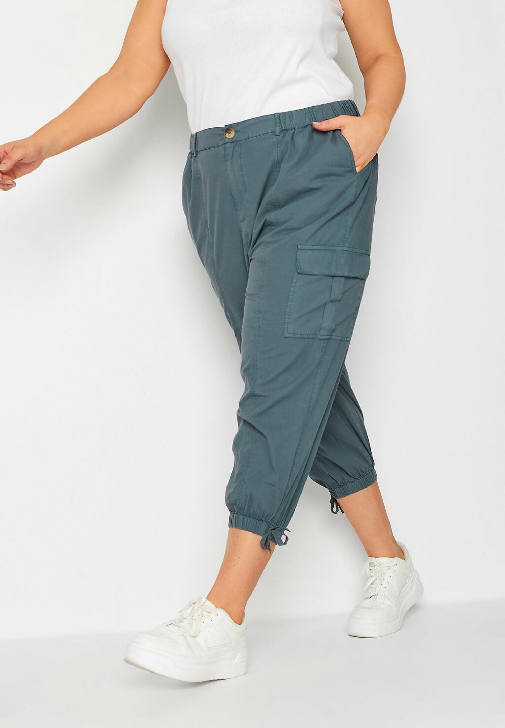 

Брюки карго Yours Clothing, Серый
