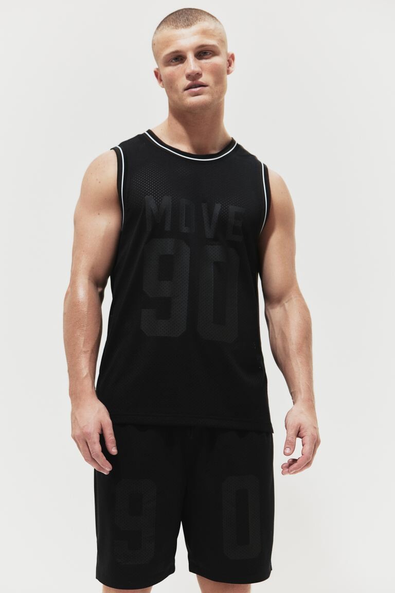 

Баскетбольная майка Drymove H&M, черный