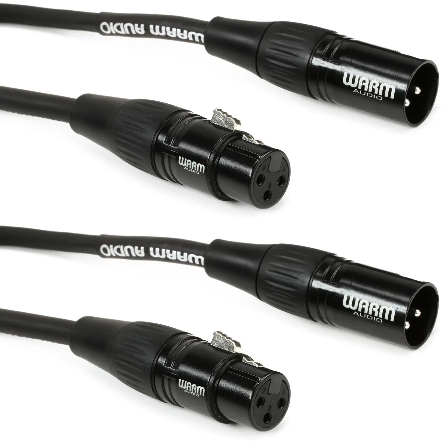 

Микрофонный кабель Warm Audio Pro Silver XLR «мама» — XLR «папа» — 6 футов (2 шт.)