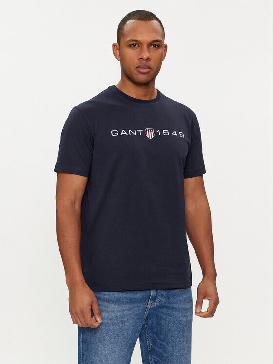 

Футболка стандартного кроя Gant, синий