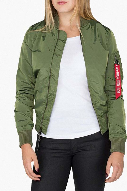 Куртка-бомбер MA-1 TT 141041 01 Alpha Industries, зеленый