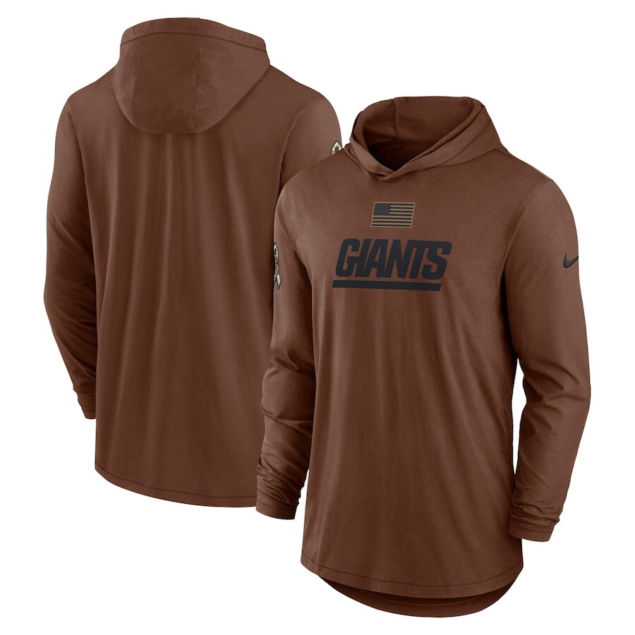 

Футболка с длинным рукавом Nike New York Giants, коричневый