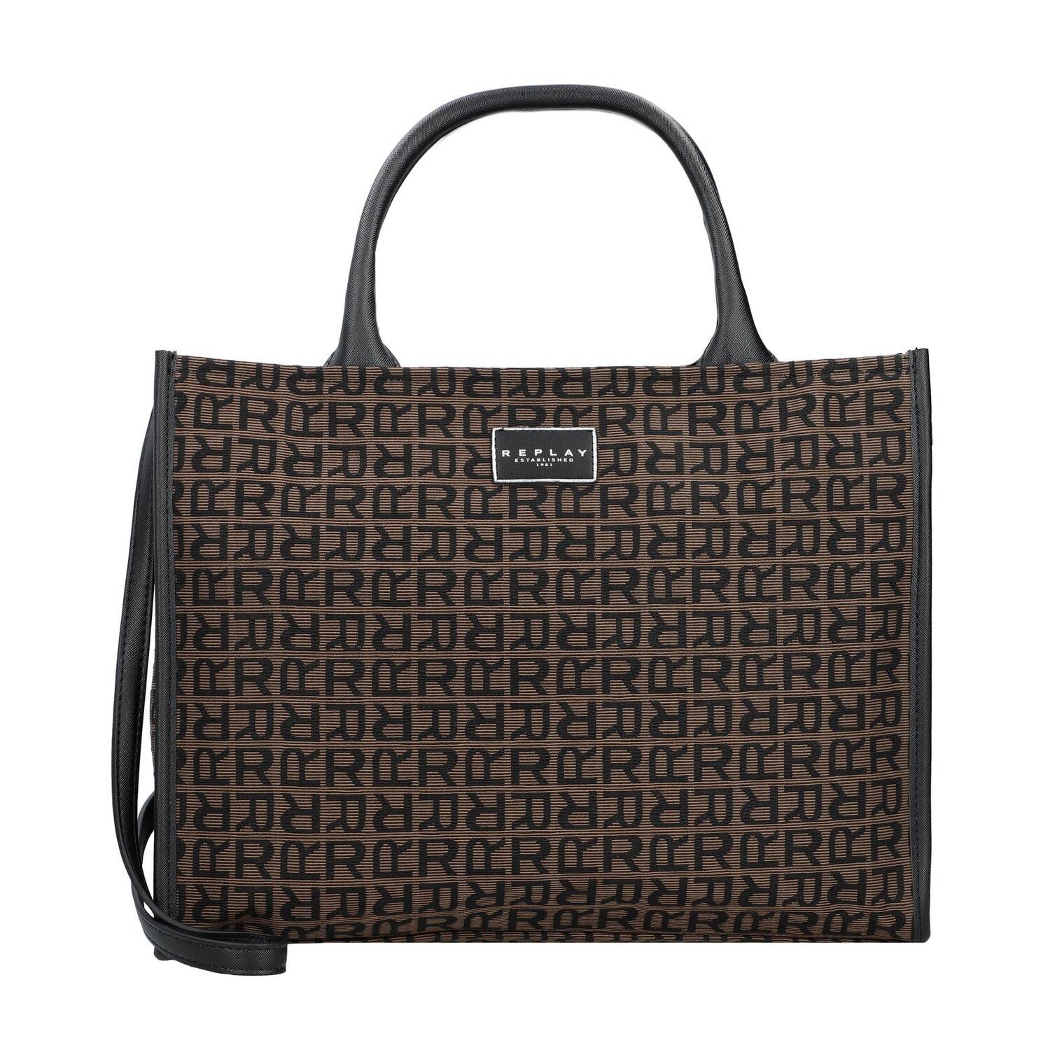 

Сумка Replay Handtasche 38 cm, цвет pino + black