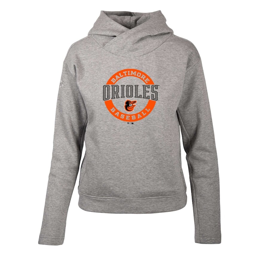 

Пуловер с капюшоном Levelwear Baltimore Orioles, серый
