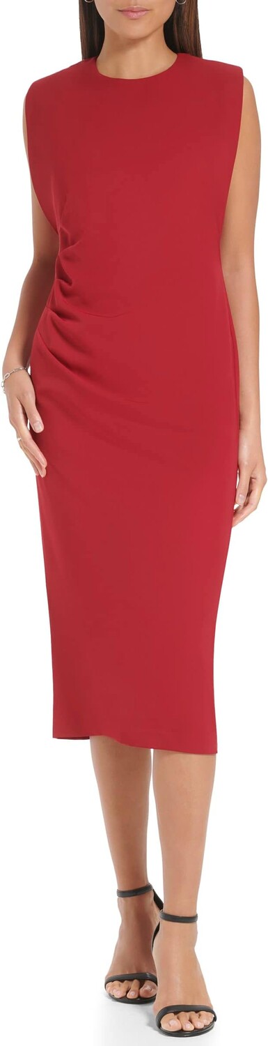 

Платье с завязками на плечах и завязками Calvin Klein, цвет Cranberry