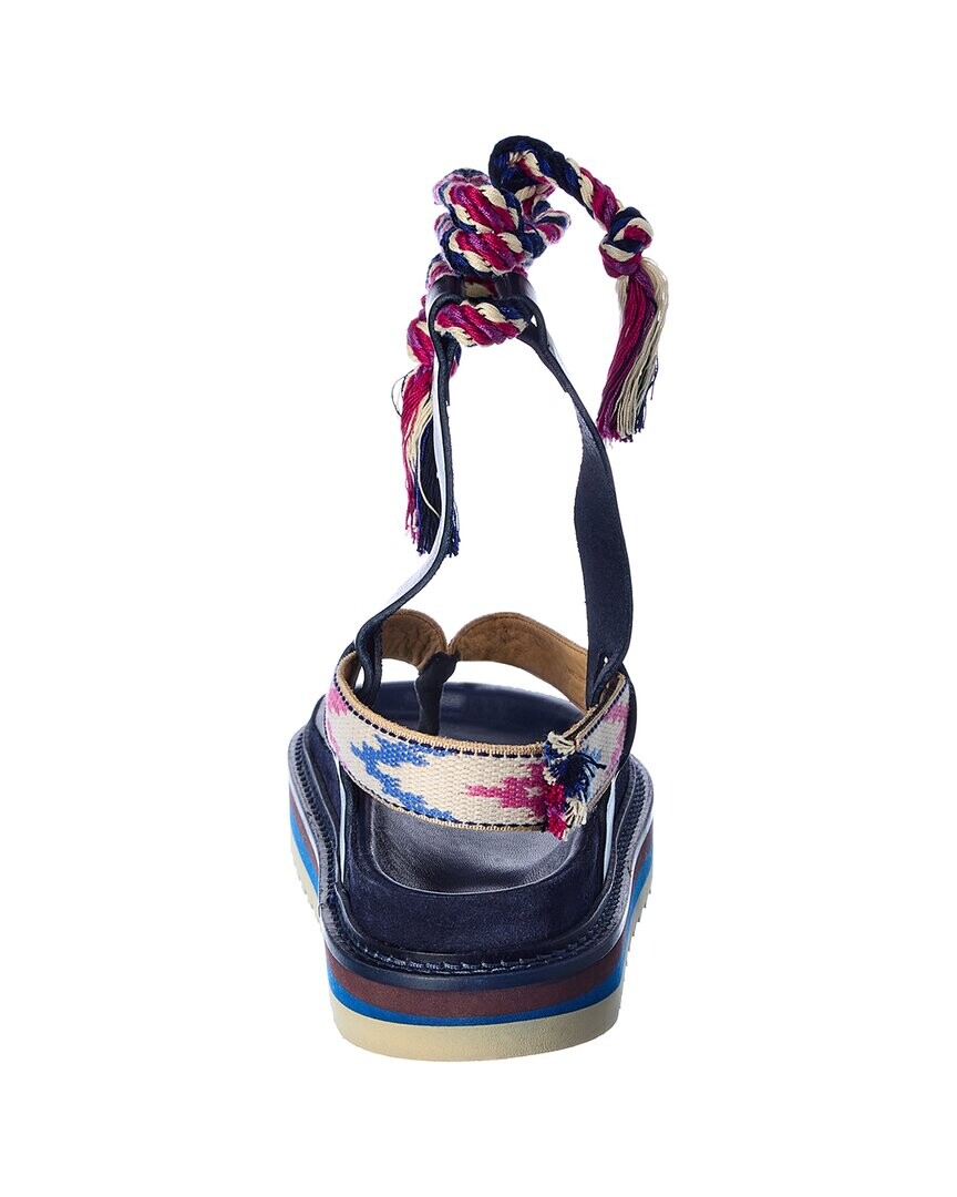 

Кожаные сандалии Isabel Marant Edeme, фиолетовый