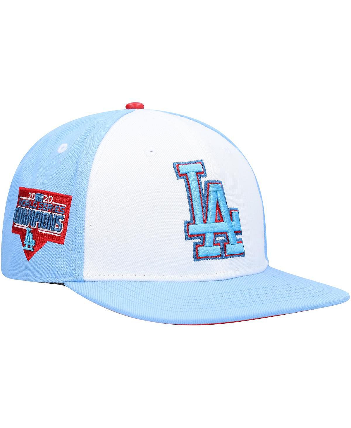 Мужская белая, голубая кепка Los Angeles Dodgers синяя малиновая кепка с капельным мороженым Snapback Pro Standard носки babolat pro 360 white blue 1 пара