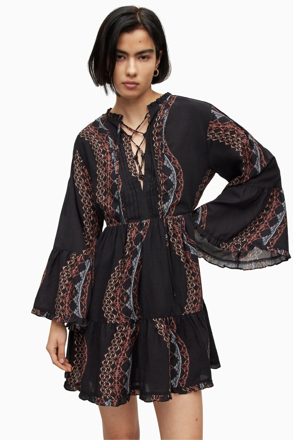 

AllSaints Adella Leticia черное платье All Saints, черный