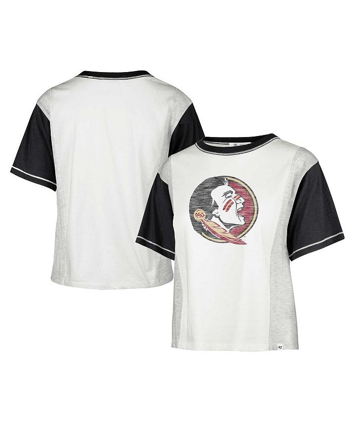 Женская белая рваная футболка Florida State Seminoles Premier Tilda '47 Brand, белый