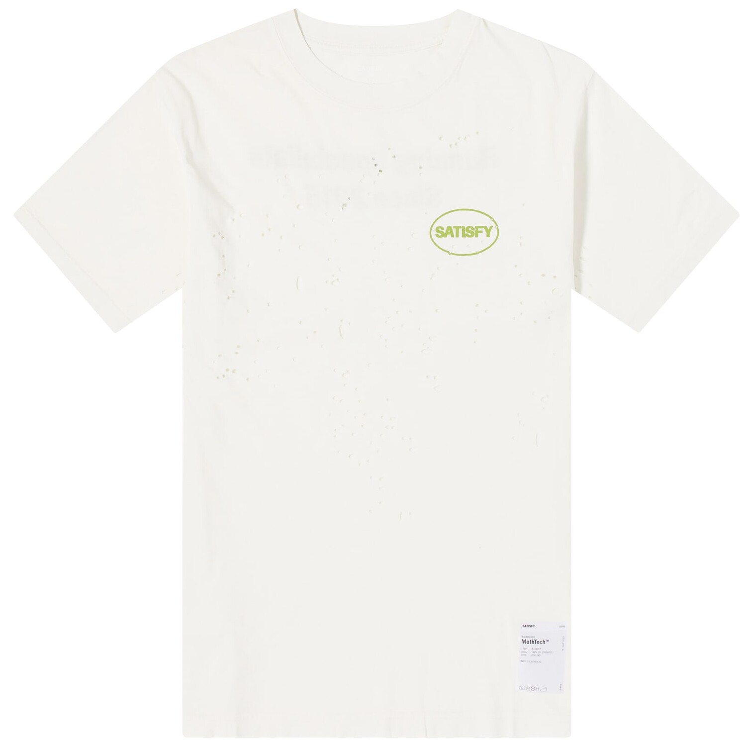

Футболка Satisfy Mothtech T-Shirt, цвет Off White