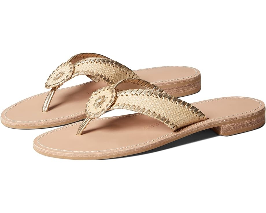 

Сандалии Jack Rogers Ro Sandal Rattan, цвет Natural/Platinum/Platinum