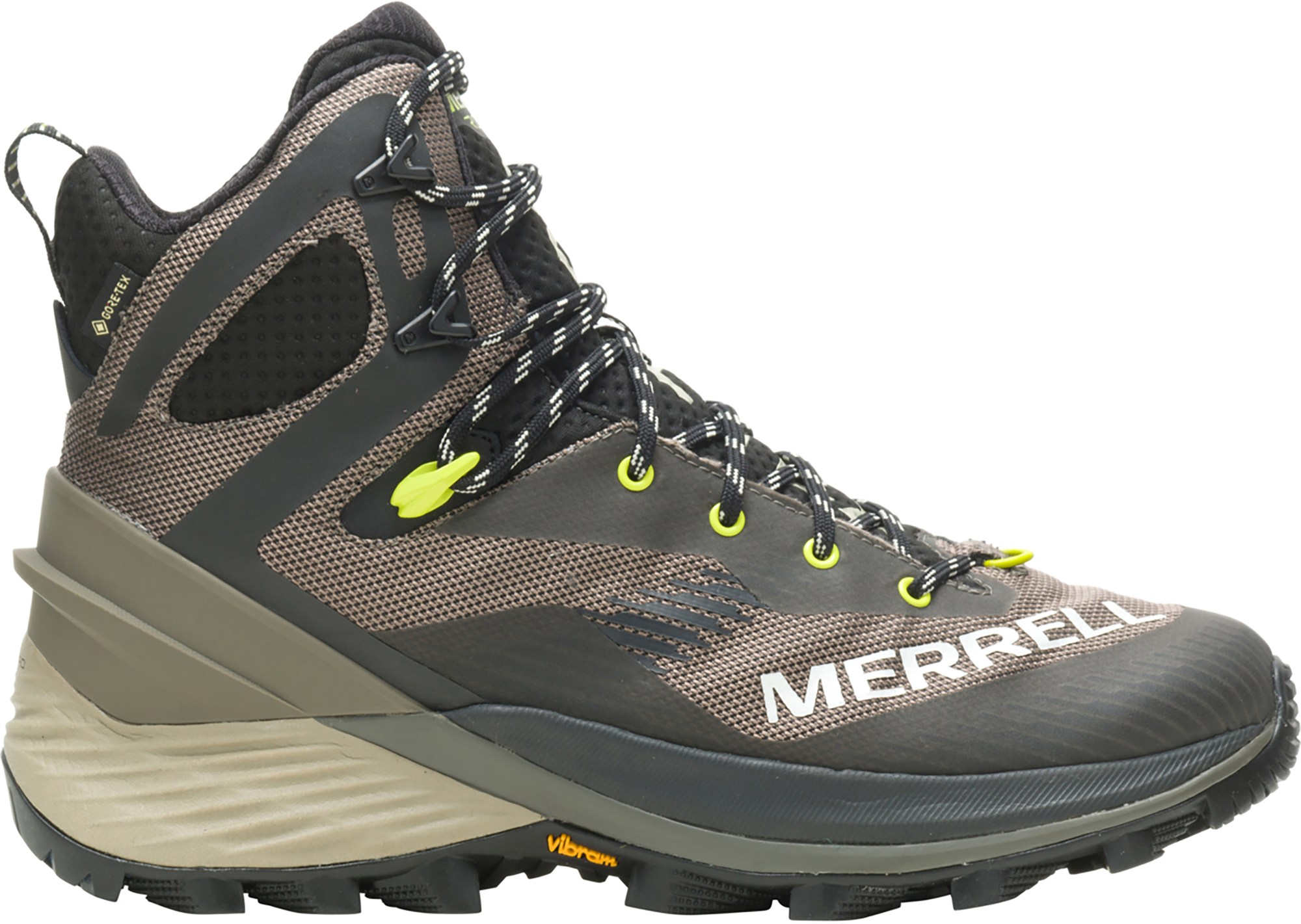 Походные ботинки Rogue Hiker Mid GORE-TEX — мужские Merrell, хаки