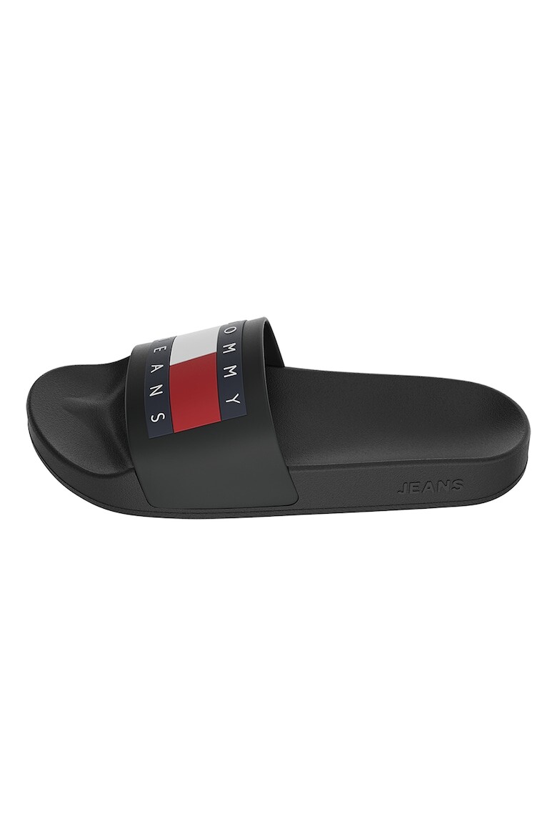 

Резиновые тапочки с логотипом Tommy Jeans, красный